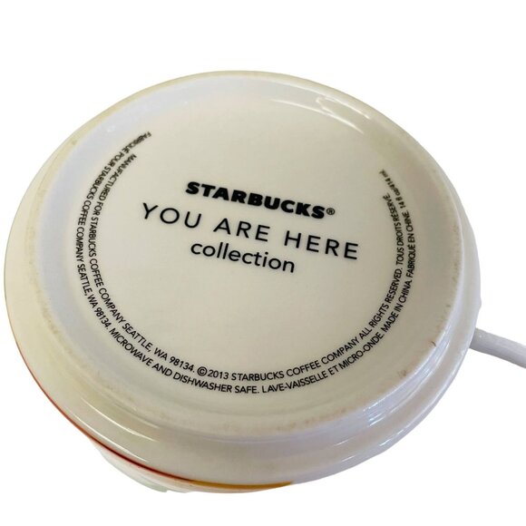 Starbucks You Are Here Collection Orlando Mug - Orange Interior - 14 Oz - Collec - Picture 6 of 8